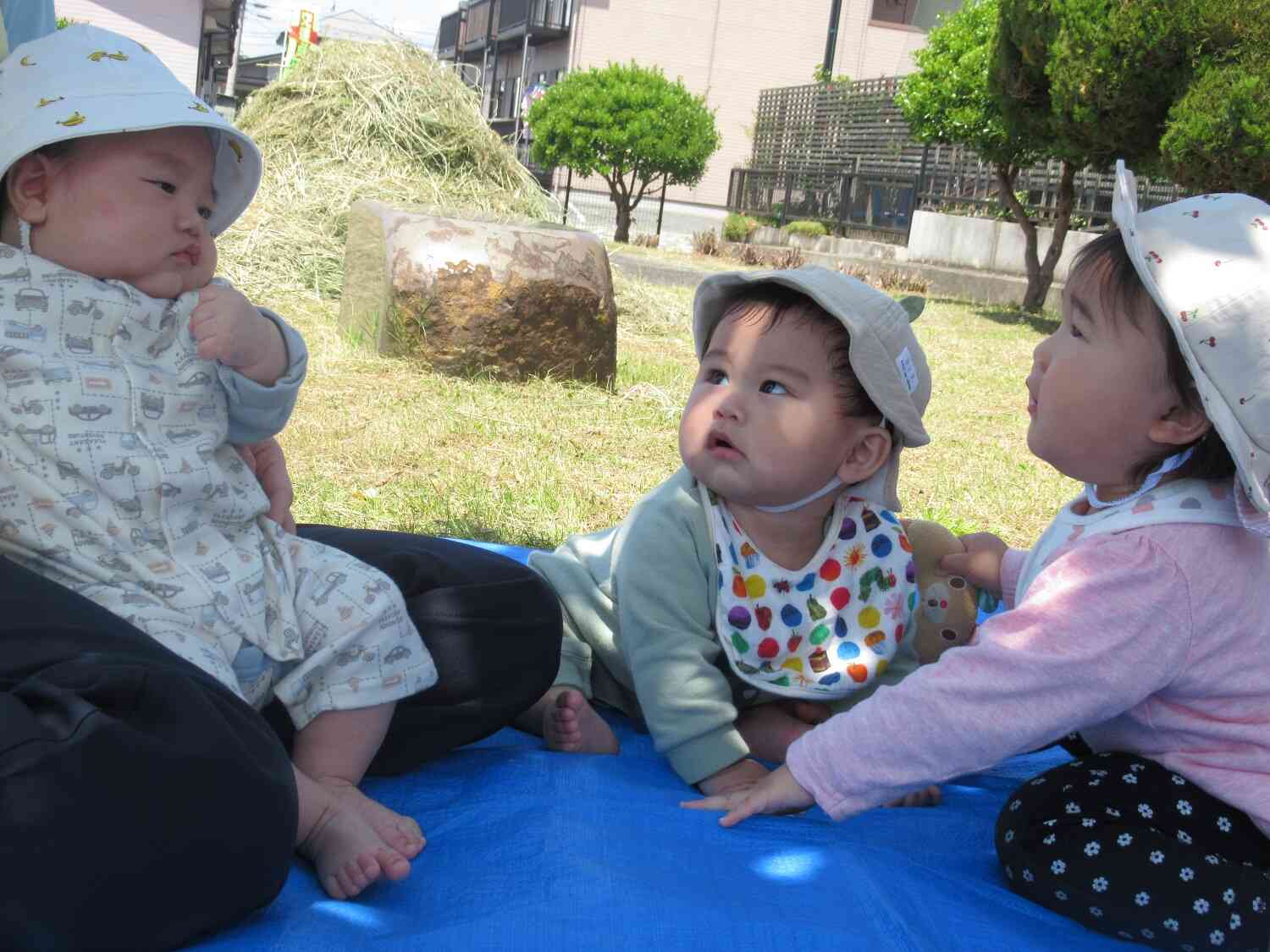 「木陰でおしゃべり♫」
