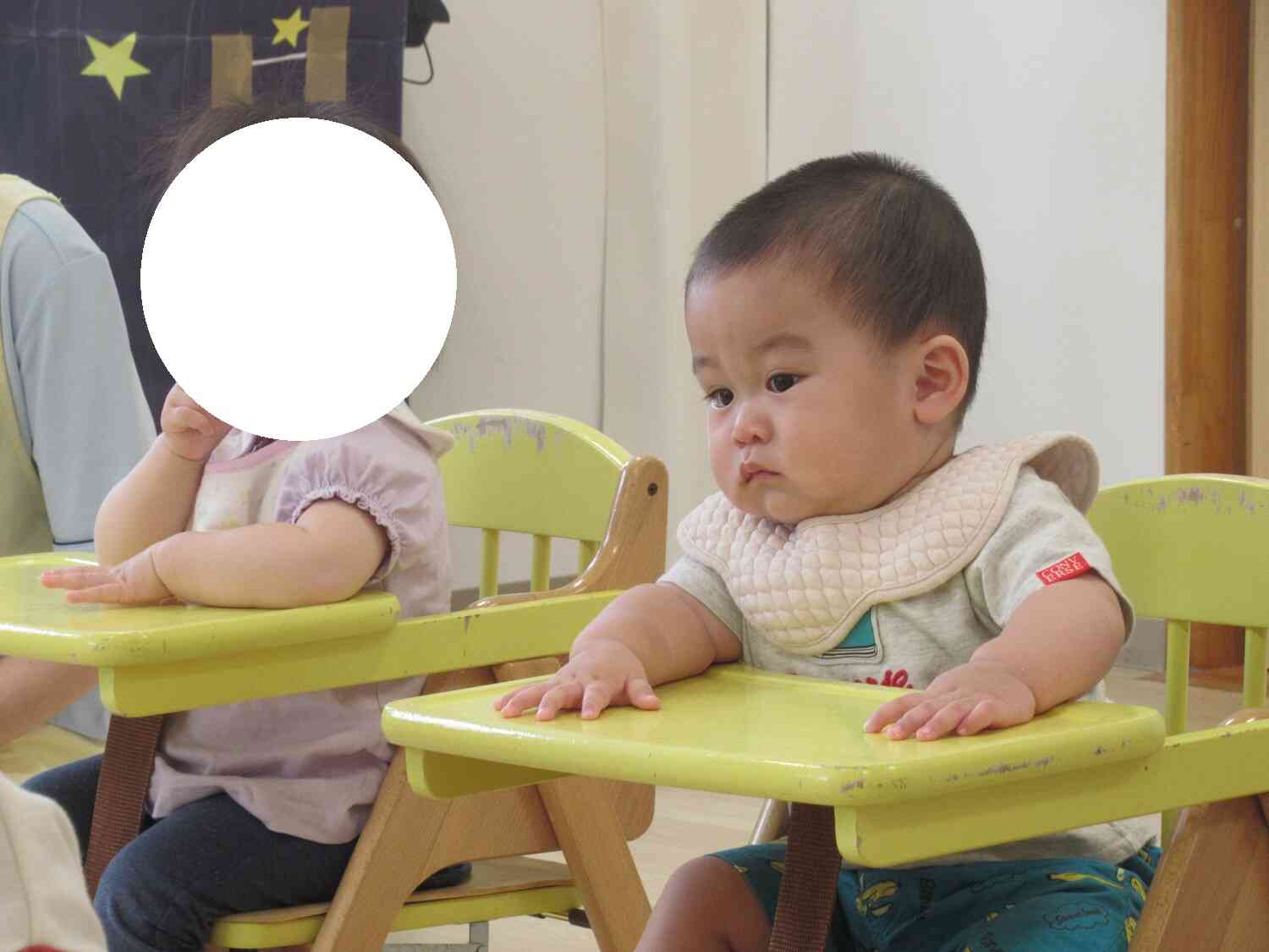 興味津々なひよこ組さん