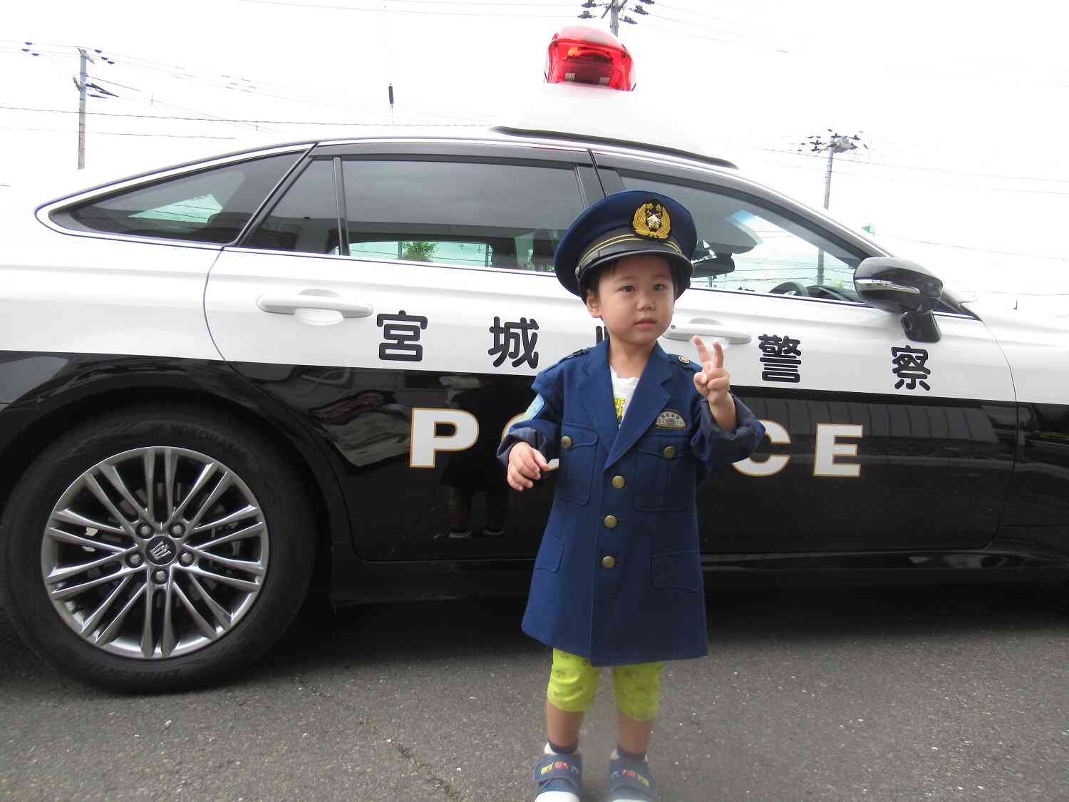 お巡りさんのお仕事体験☆