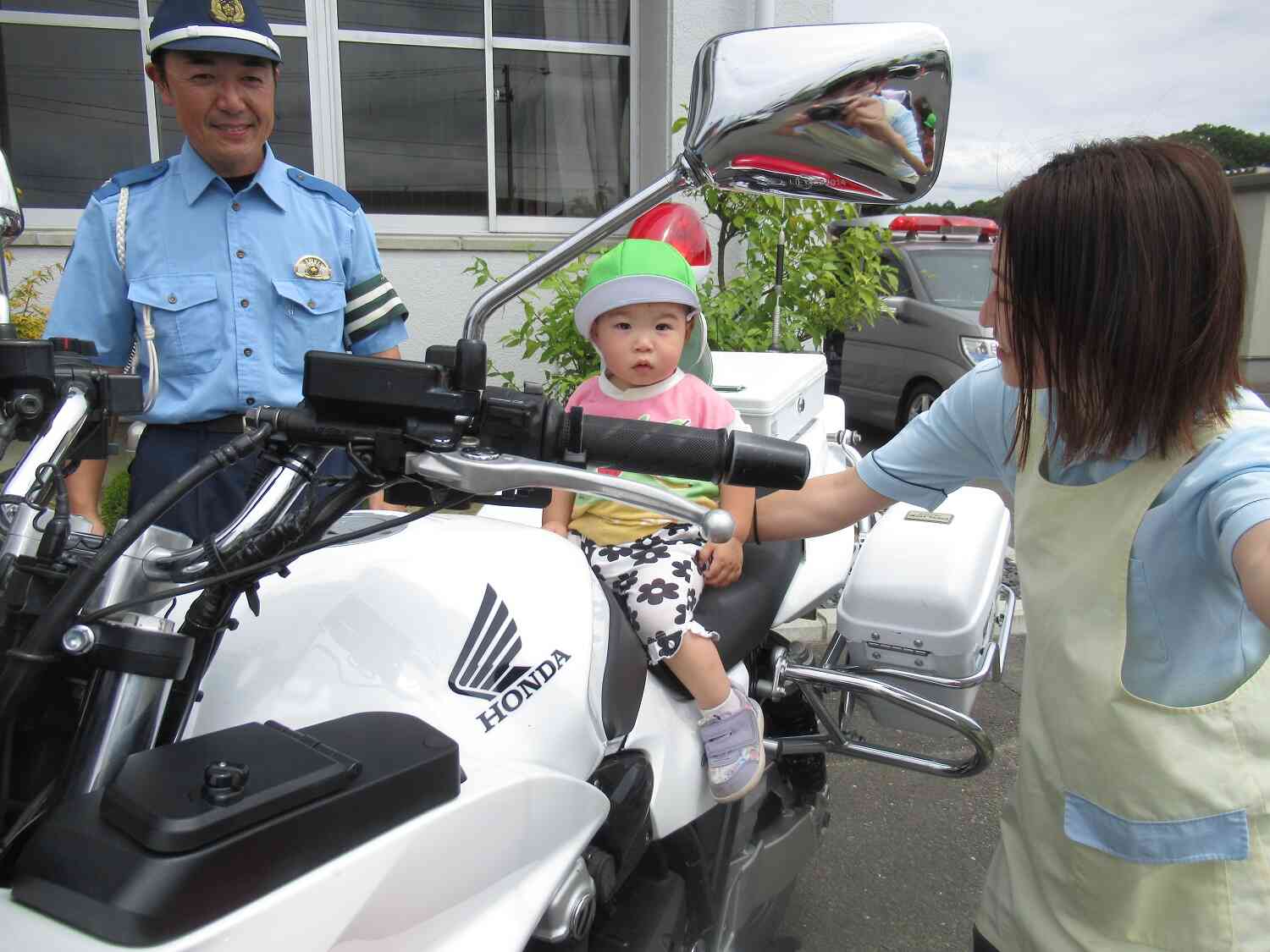白バイって大きいなぁ、、、