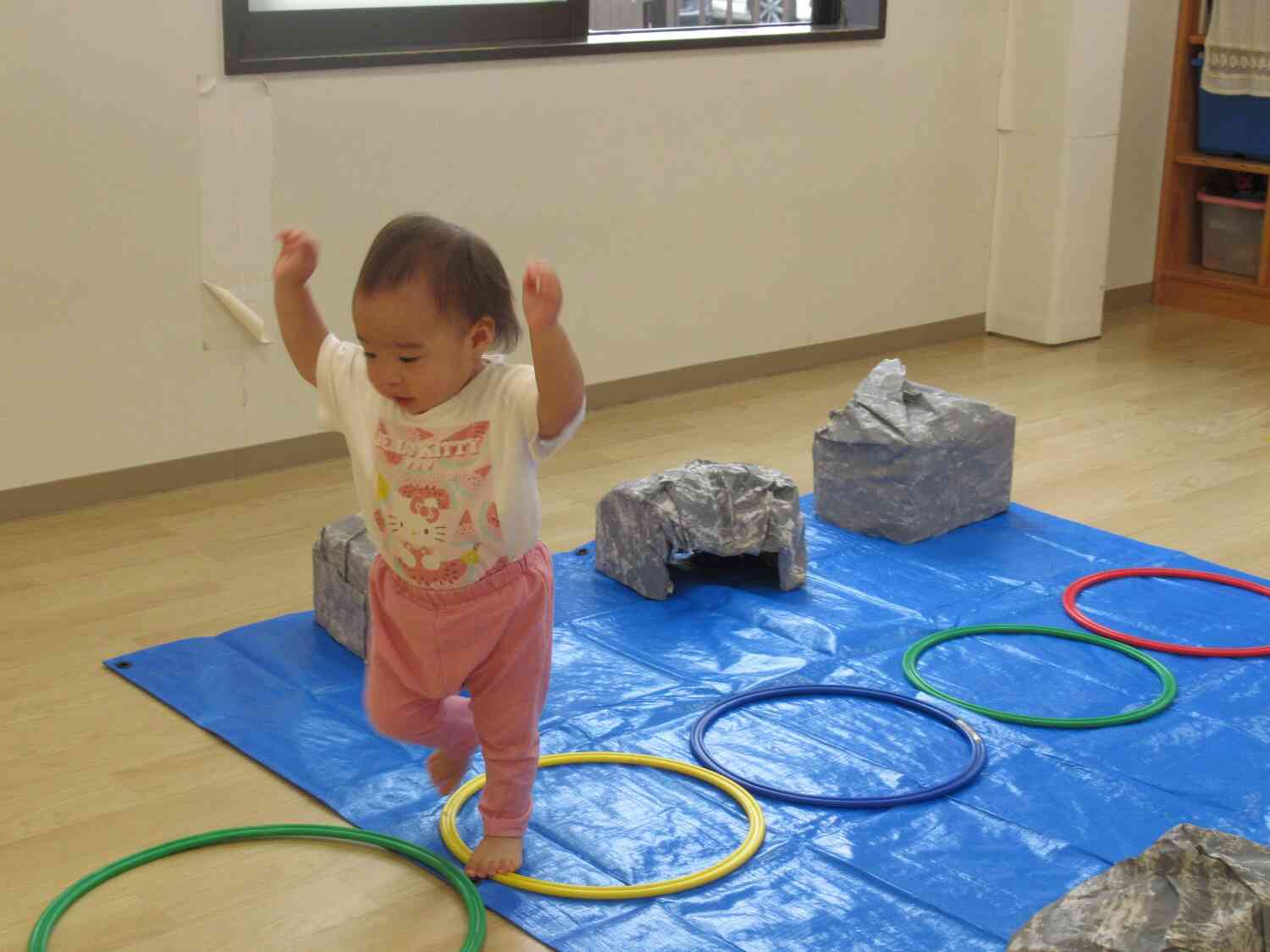 忍法、川渡りの術！！