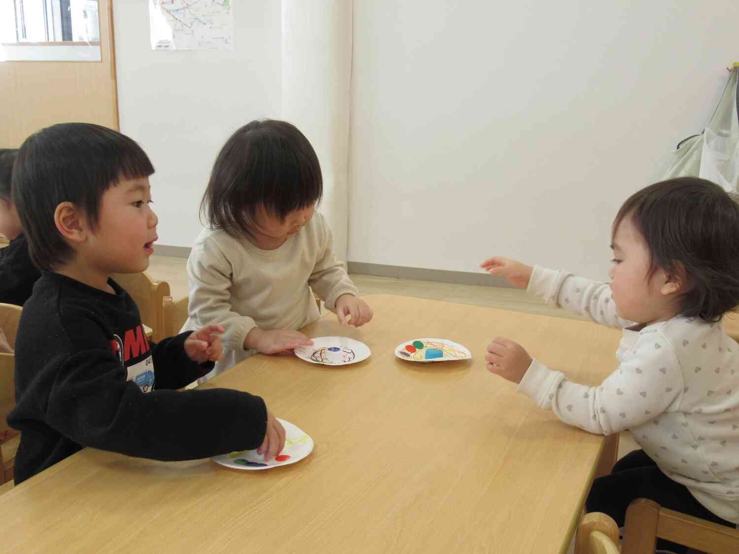 手作りコマでコマ回し☆