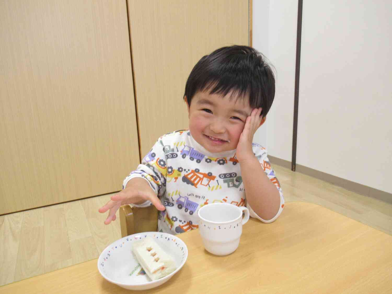 楽しみにしていたおやつの時間♪