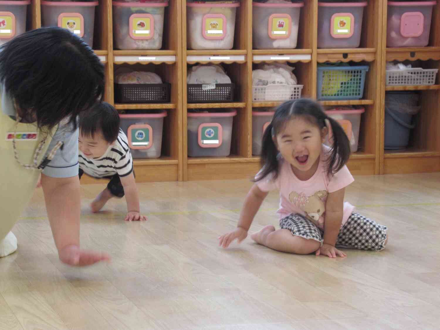 ハイハイでやってみよう☆