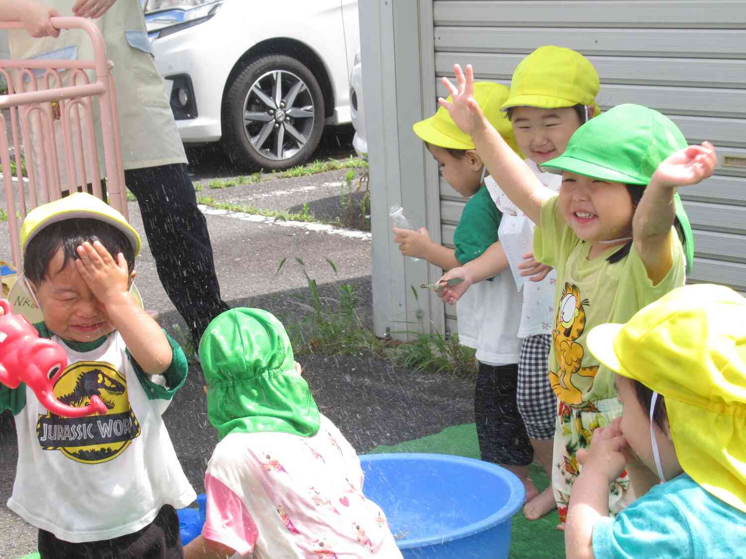 みんな大好き水遊び♪