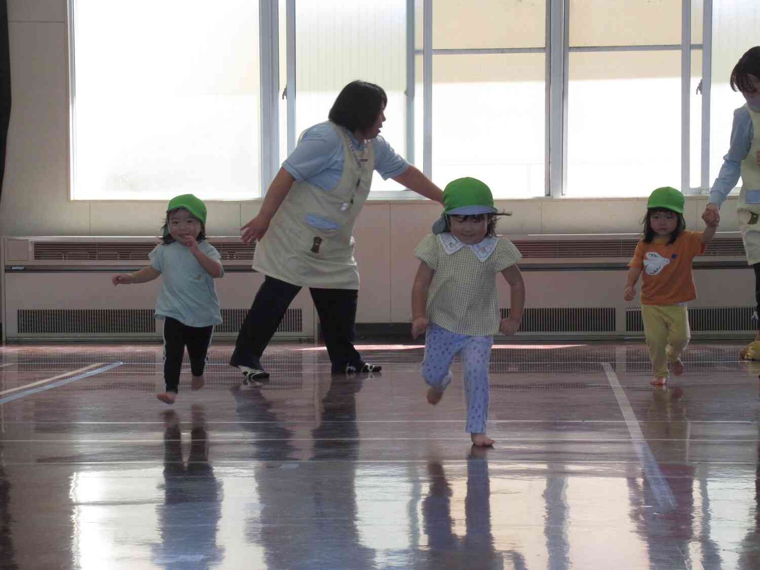 「がんばれ、がんばれ～！」