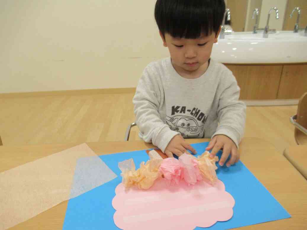 桜の木を作ったよ！