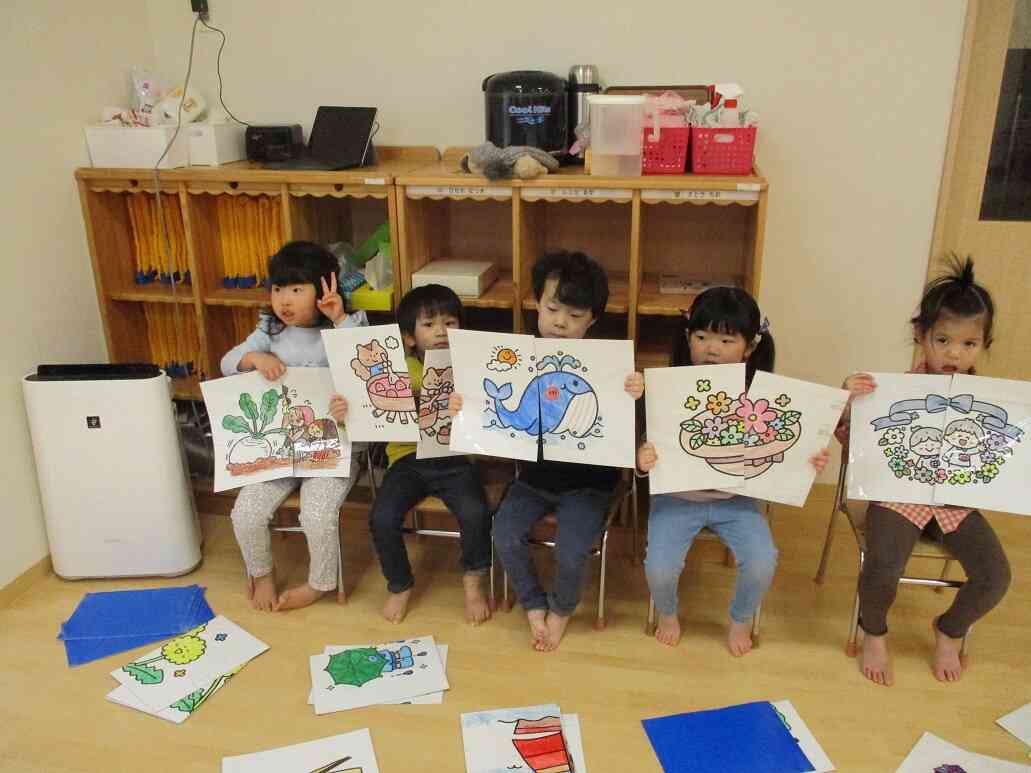 絵合わせゲームしたよ！