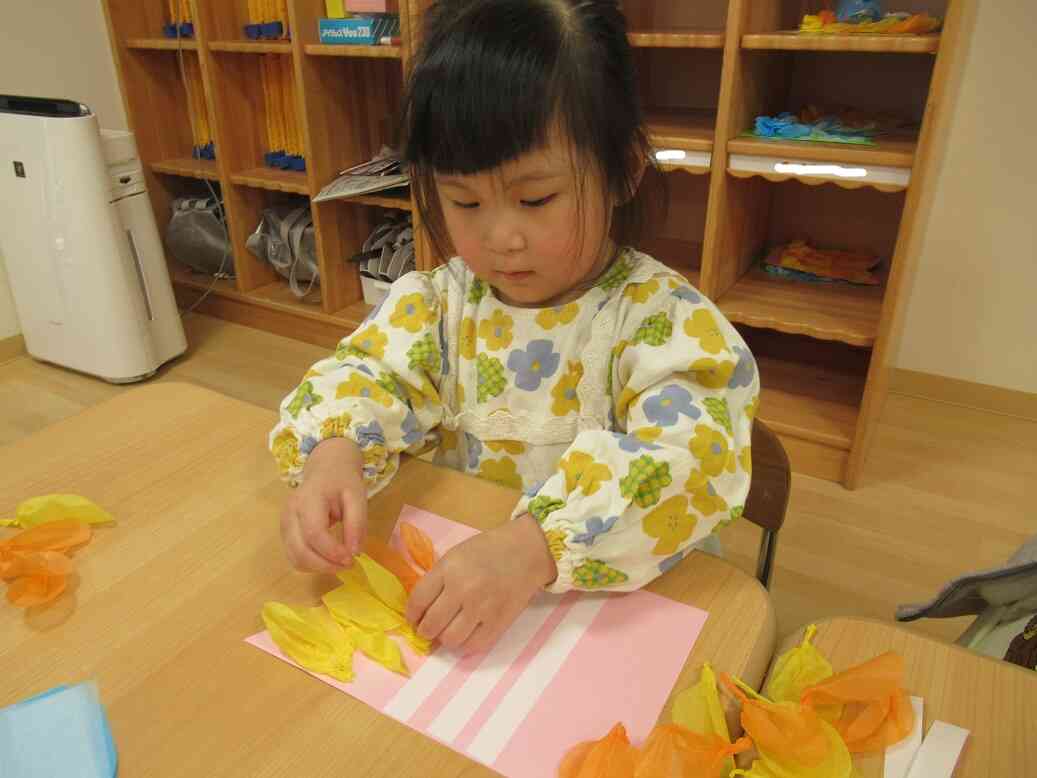 うろこを貼って完成!