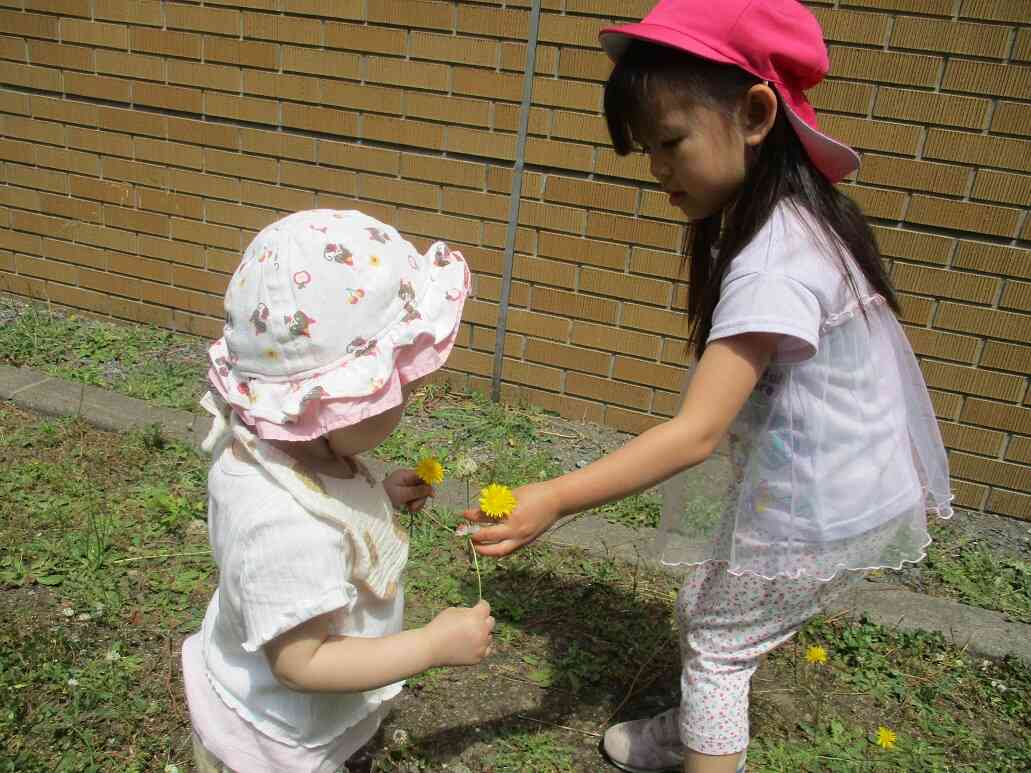 お花をどうぞ♪