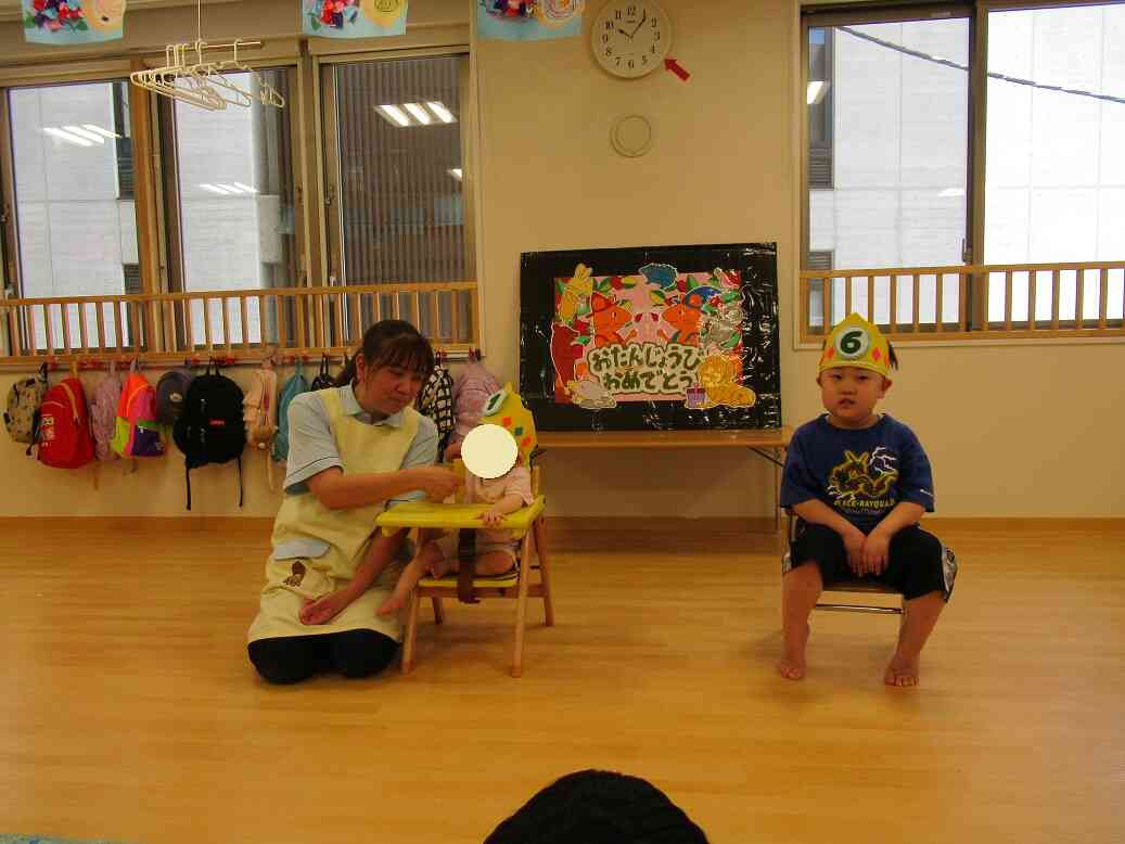 ７月の誕生会がありました♬