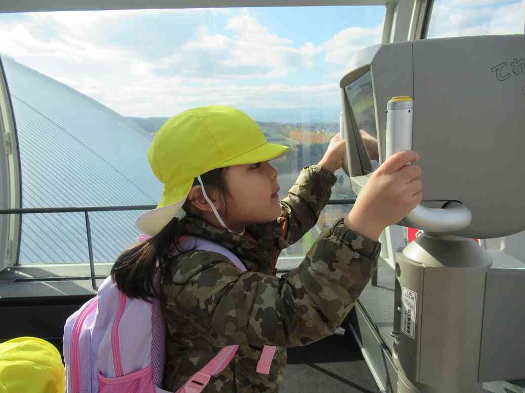 展望デッキへ！