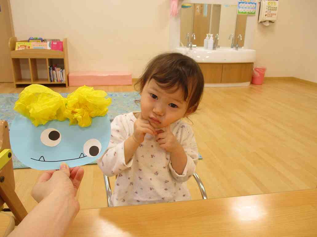 節分製作を楽しみました♫（0.1歳児）