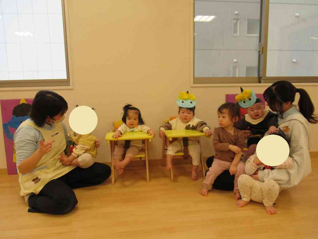 お面をつけてハイチーズ!