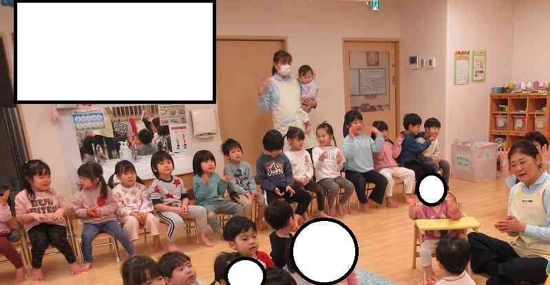 『たんじょうび』の歌のプレゼントをしました♪