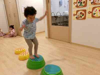 バランスとって渡るの難しいけど楽しいね♪