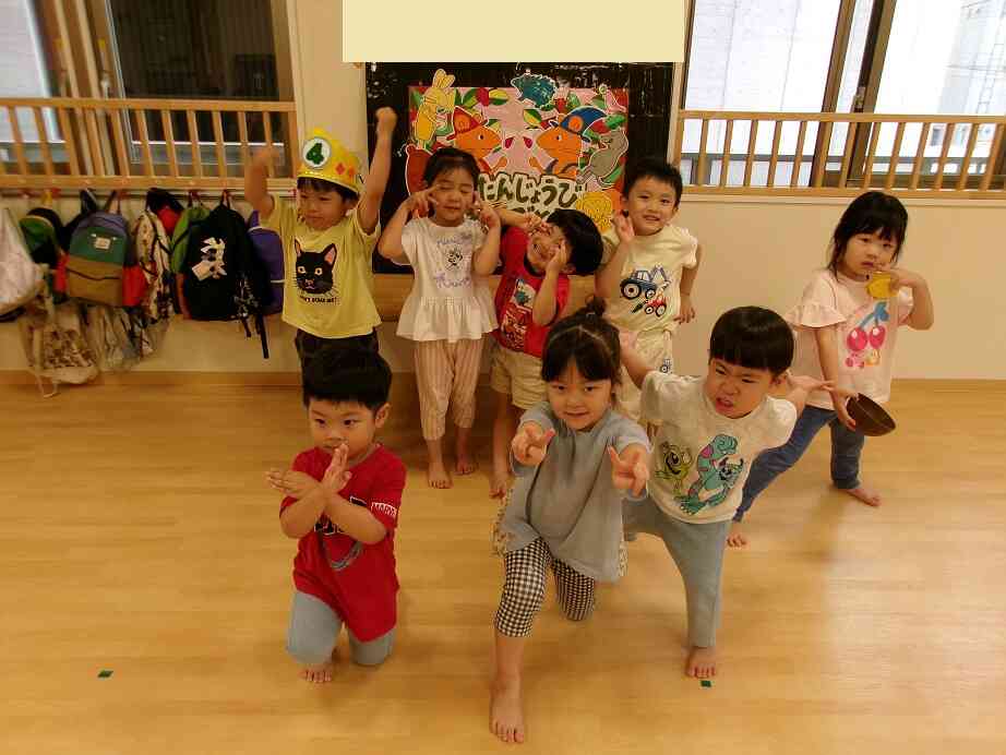 7.８月のお誕生会がありました!