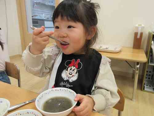 たくさん食べてえらいね！