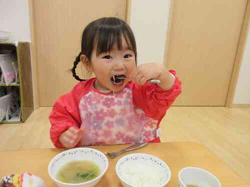 お食事のようす