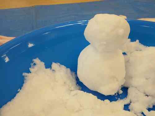 ゆきだるまさん完成！