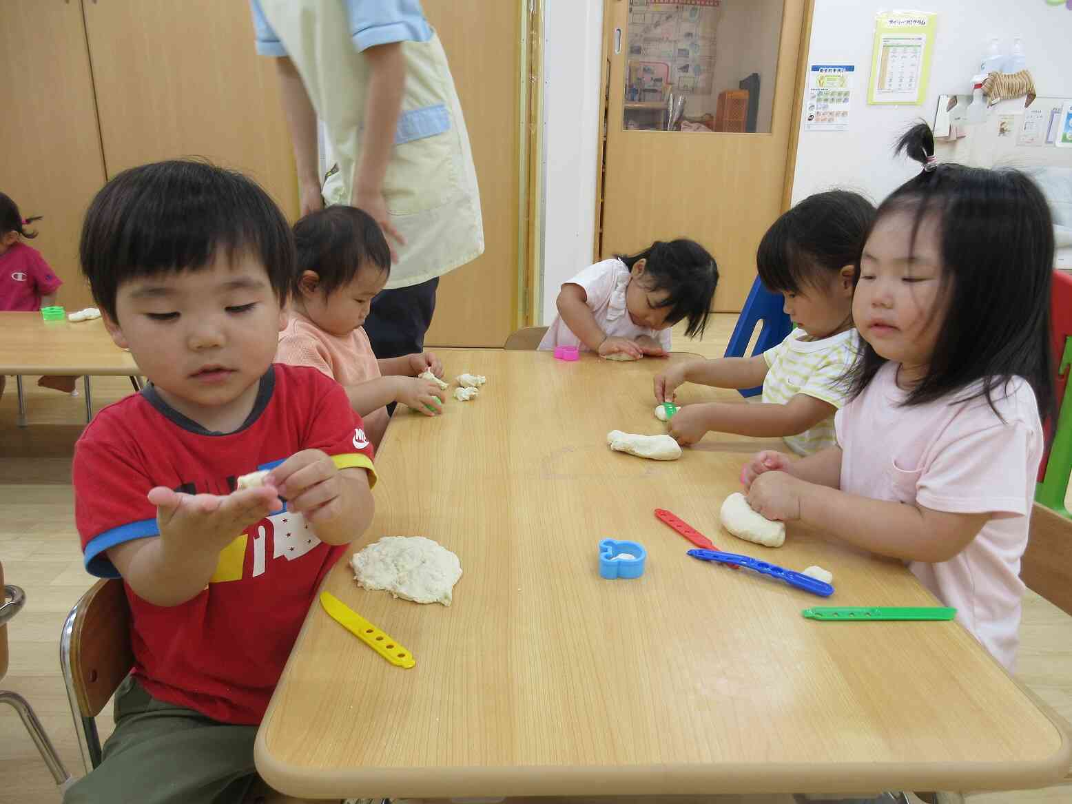 粘土遊びをしたよ！