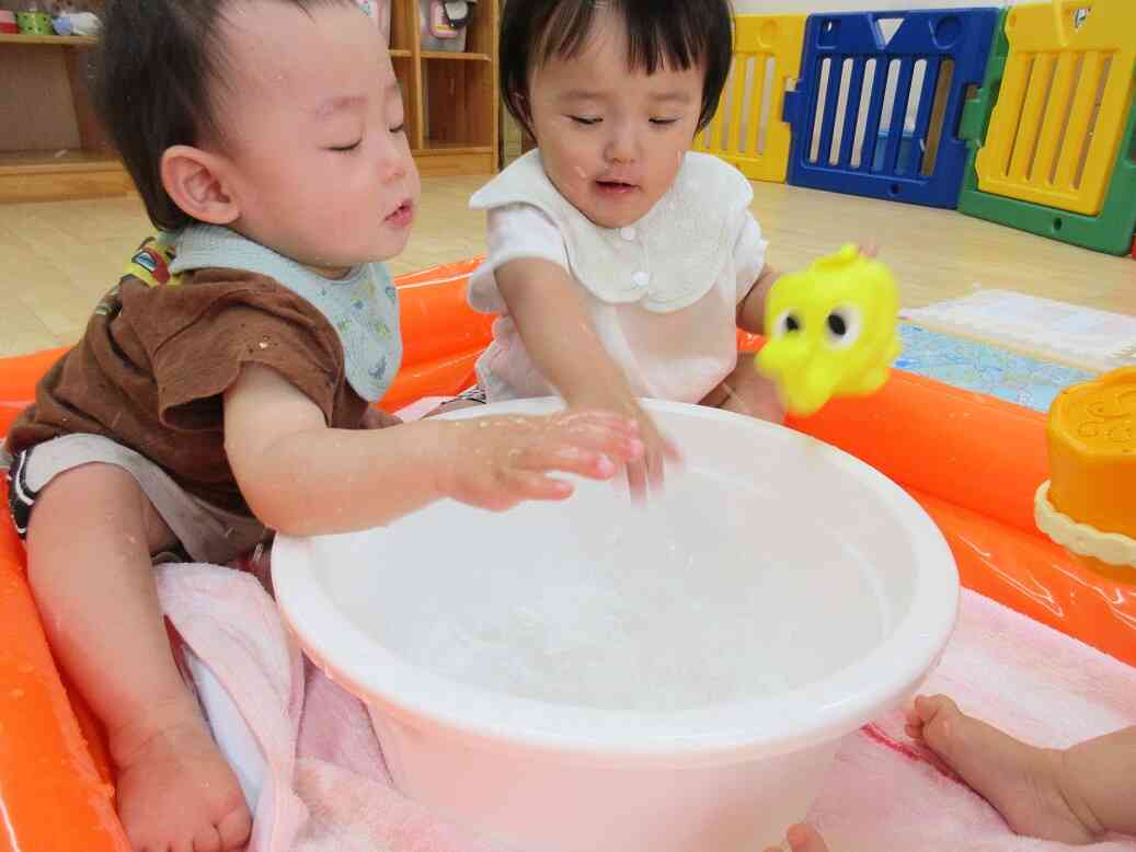 顔にかかっても平気だよ！