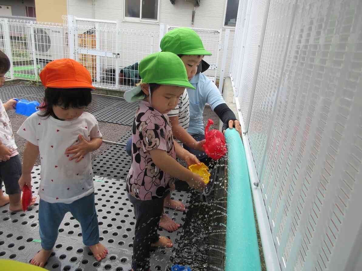 お水が気持ちいい♪