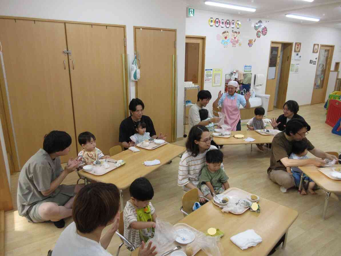 1歳児　保育参観がありました