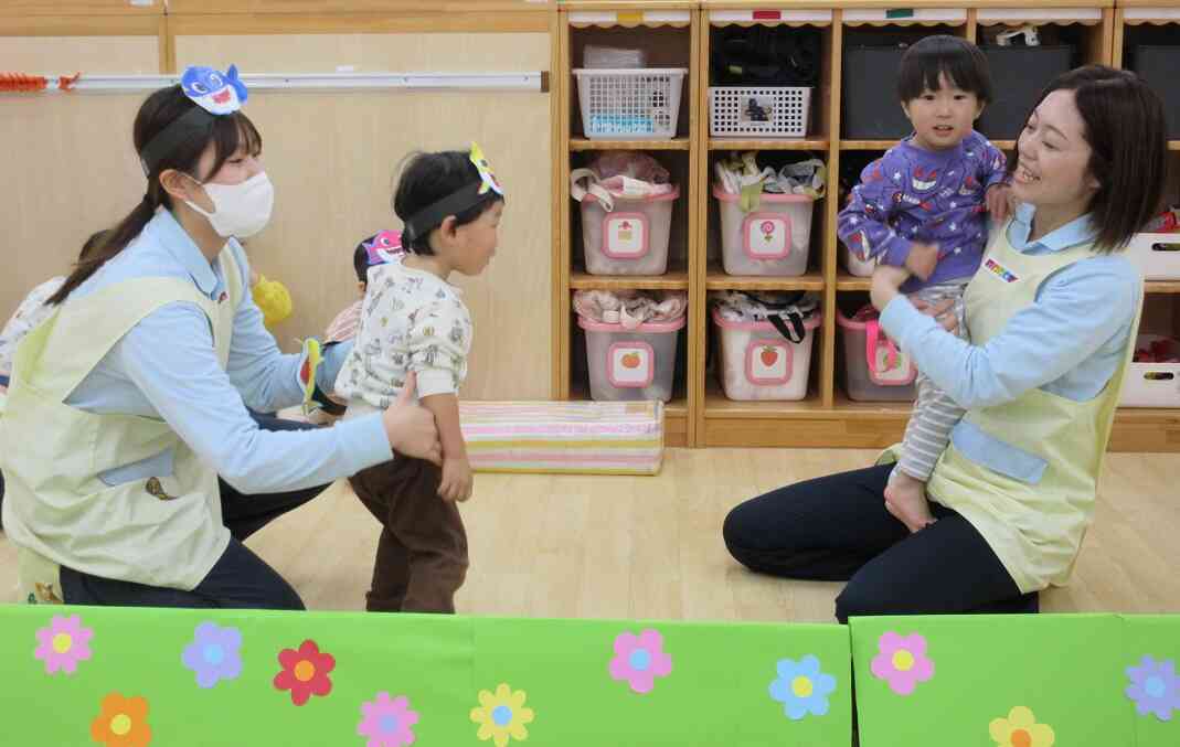 みんなが見ていて　ちょっとドキドキ！