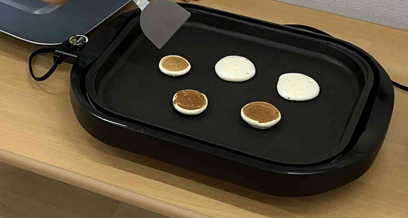 ホットケーキが焼けたよ！