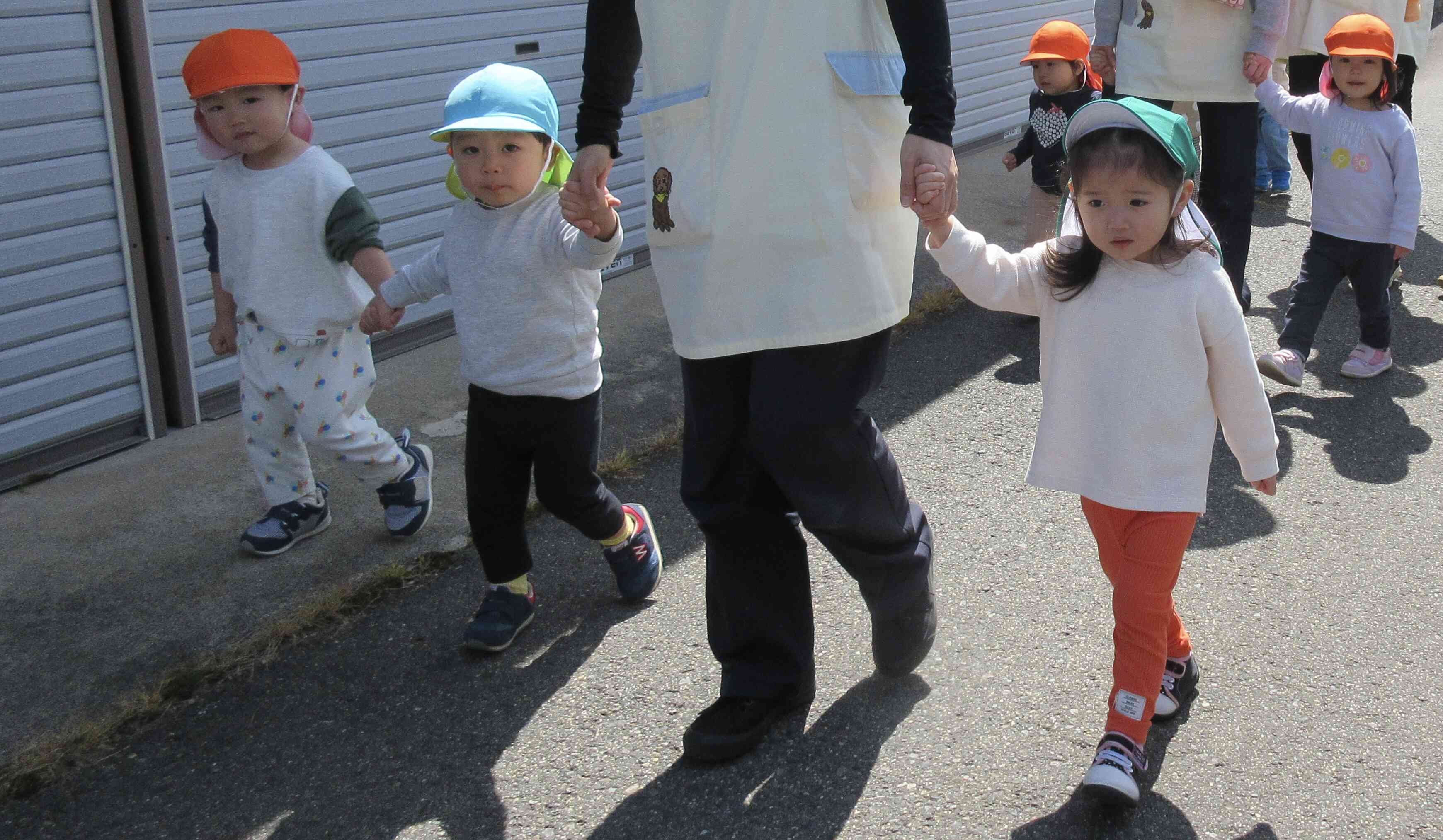 進級したうさぎ組さん。