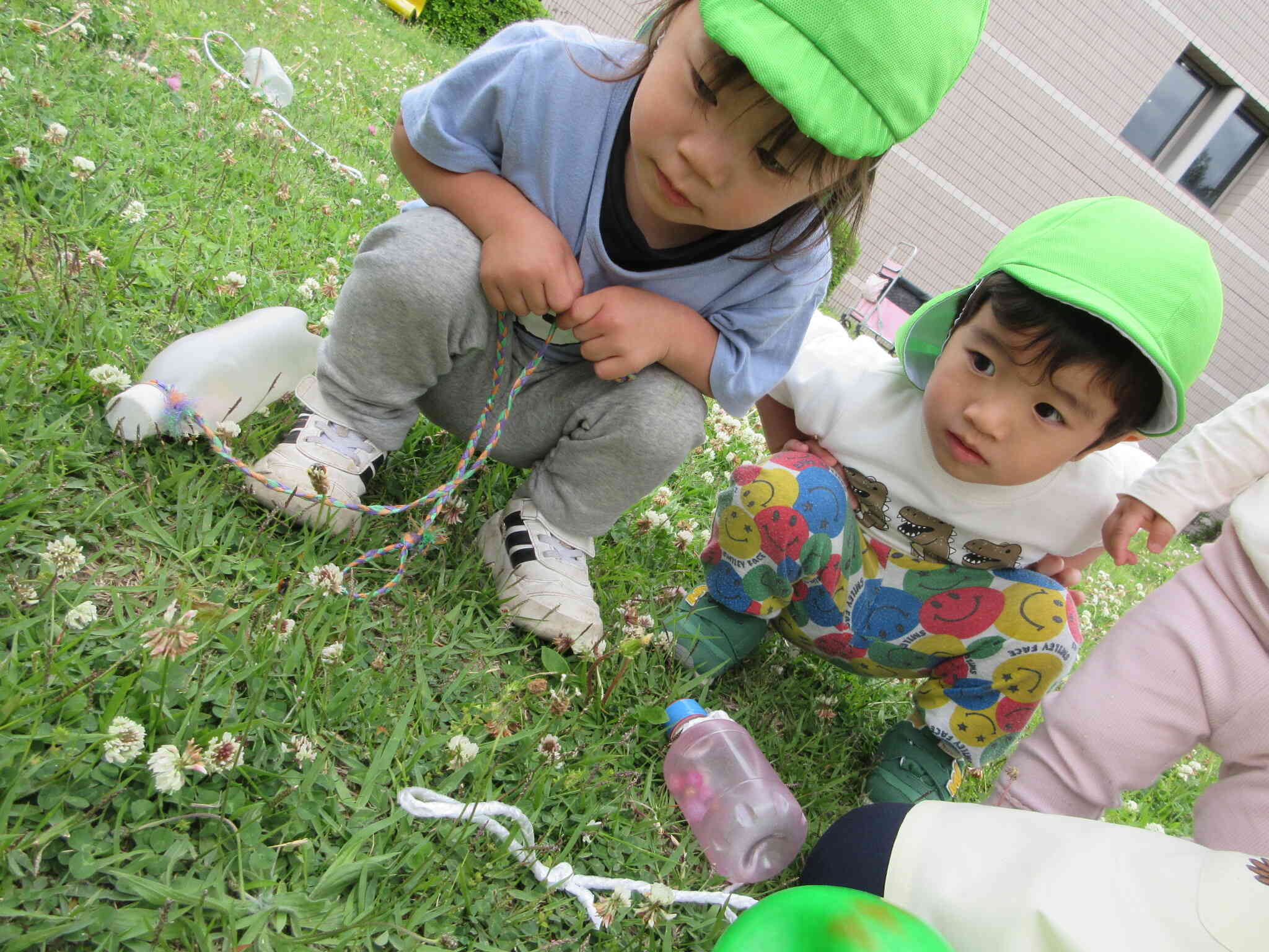 公園で・・・