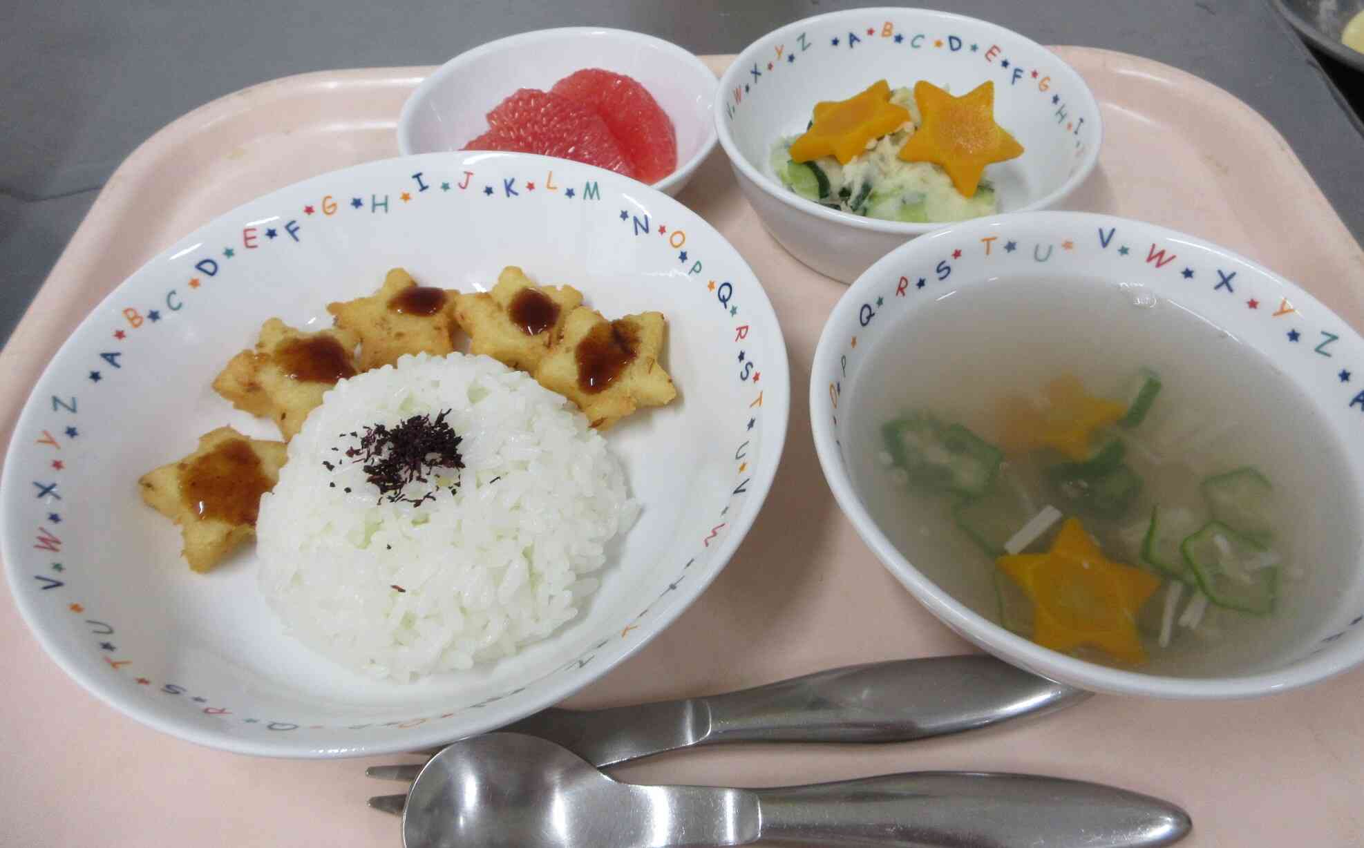 七夕のご飯
