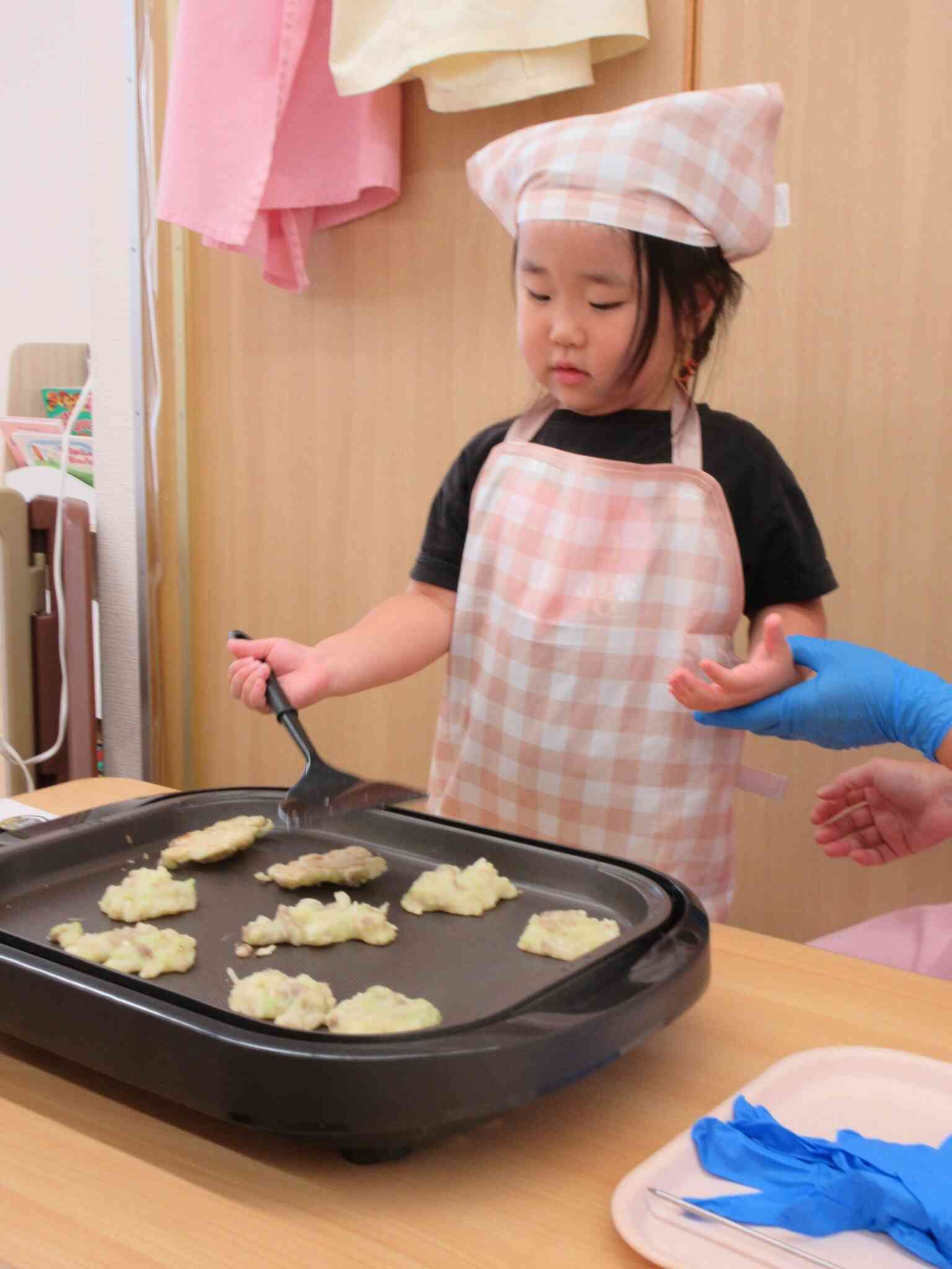 今日は、お好み焼きを作ります!!