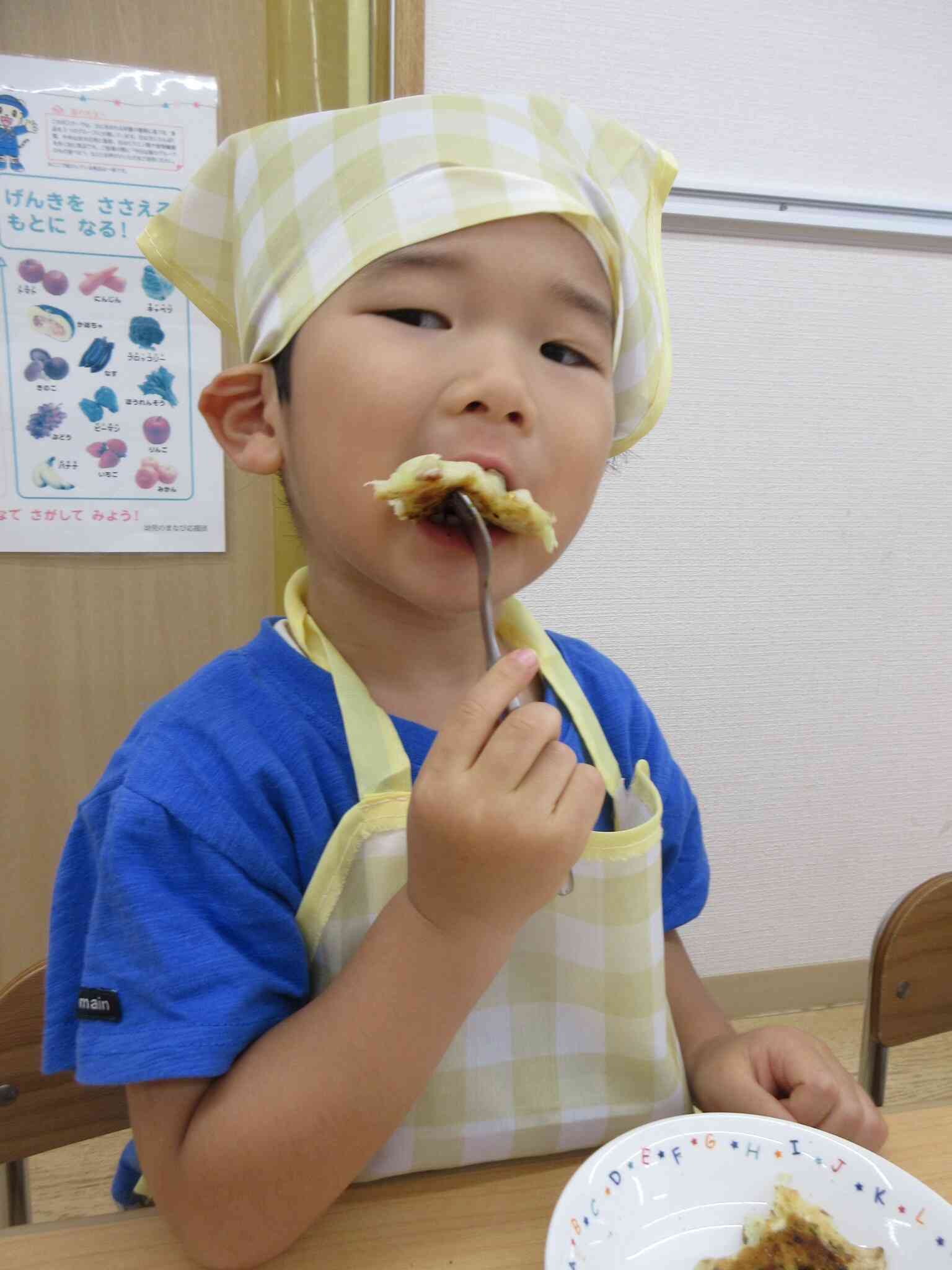 自分で作ったお好み焼きは格別！！