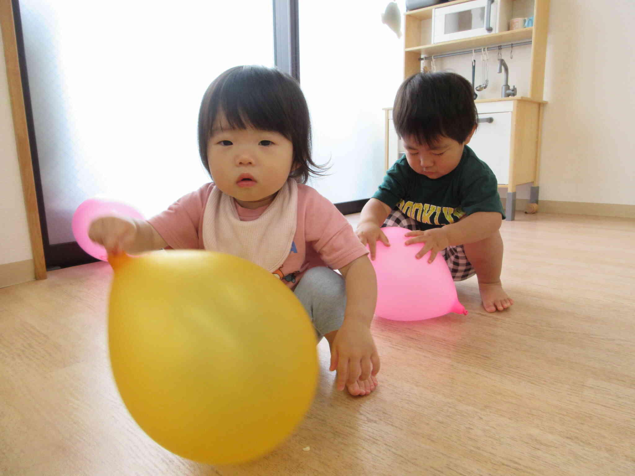 おおきな風船だね～！！