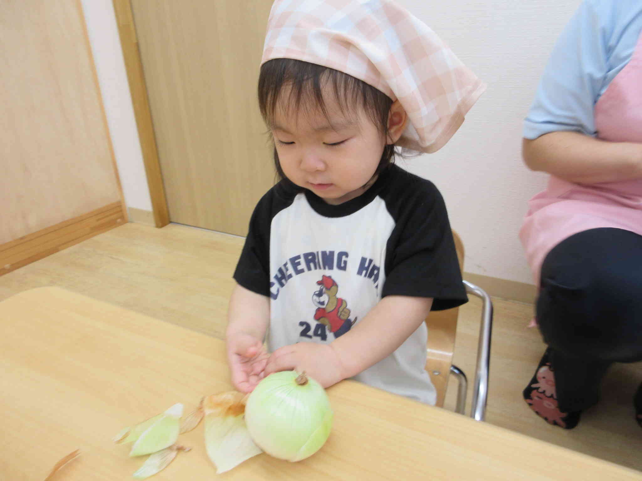 上手に皮が剥けました！！