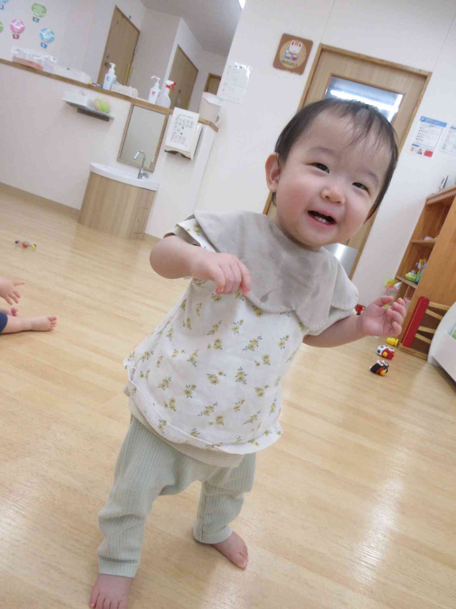 もう少しで歩けそう？
