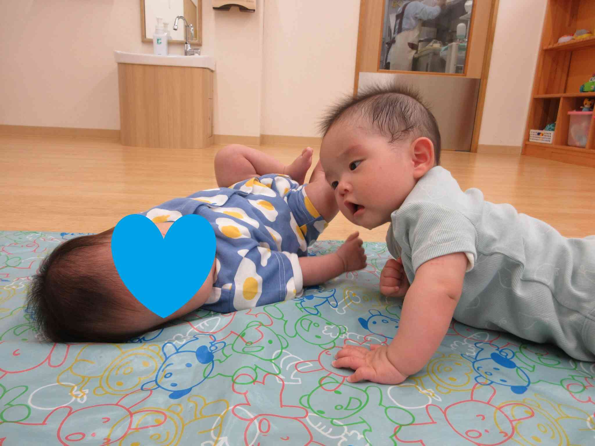 ひよこ組のお友だち～(^^♪