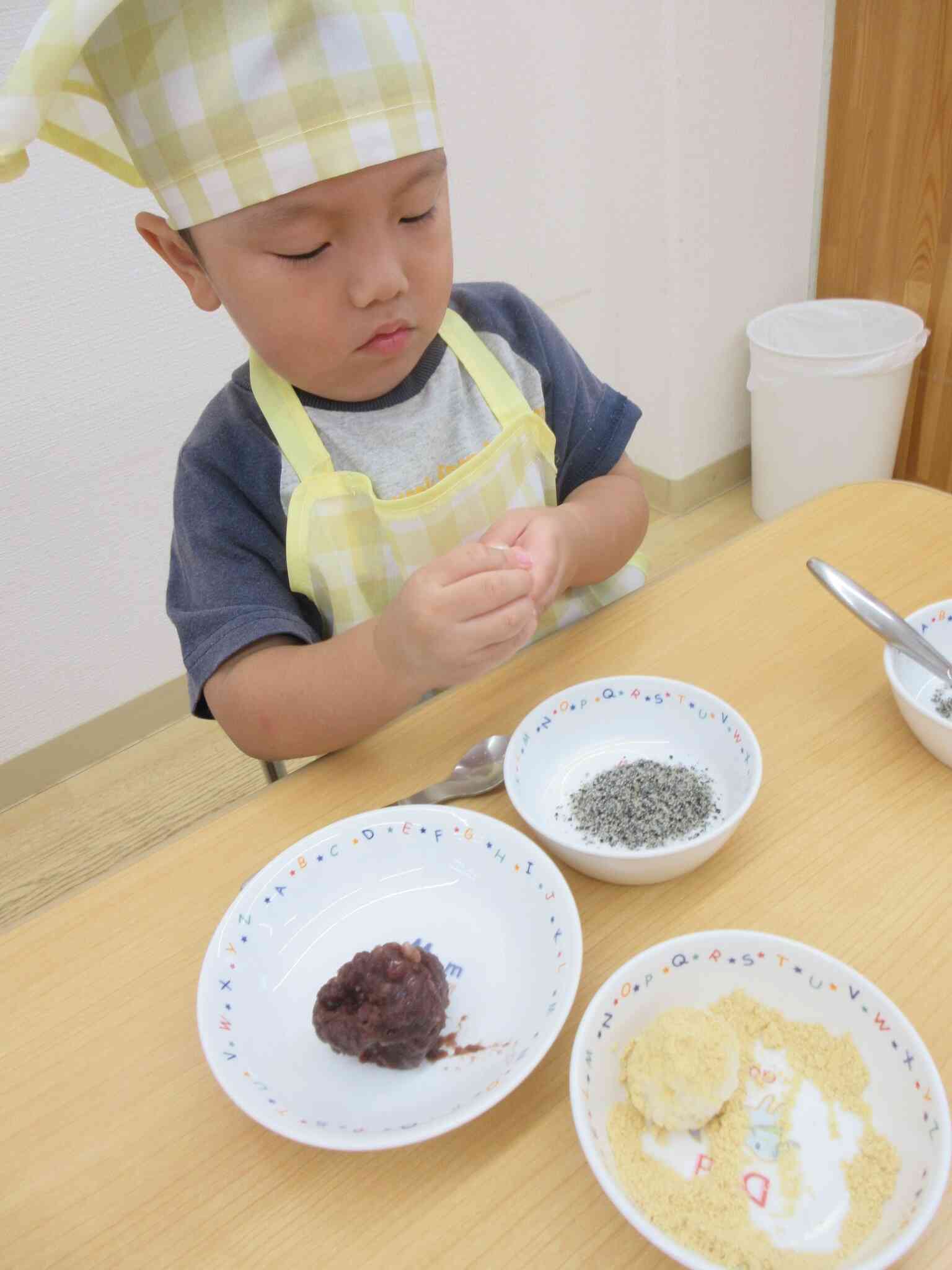 上手にぎゅっぎゅっ出来ているね～