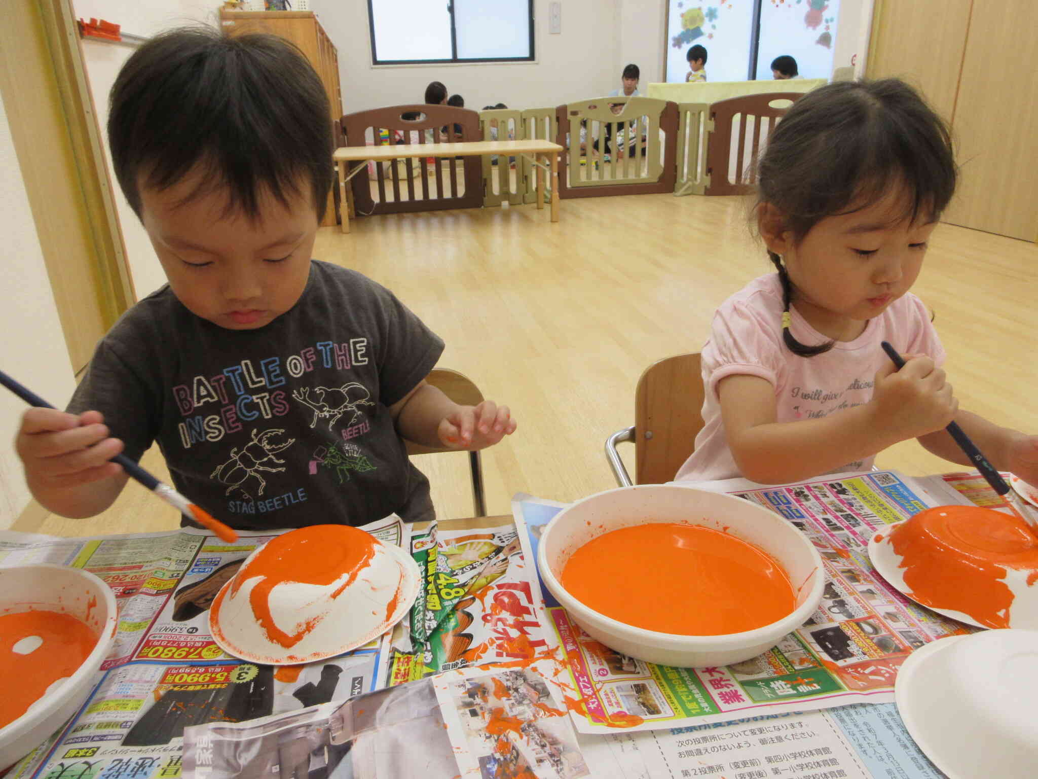 ハロウィンの準備　何を作ってるのかな