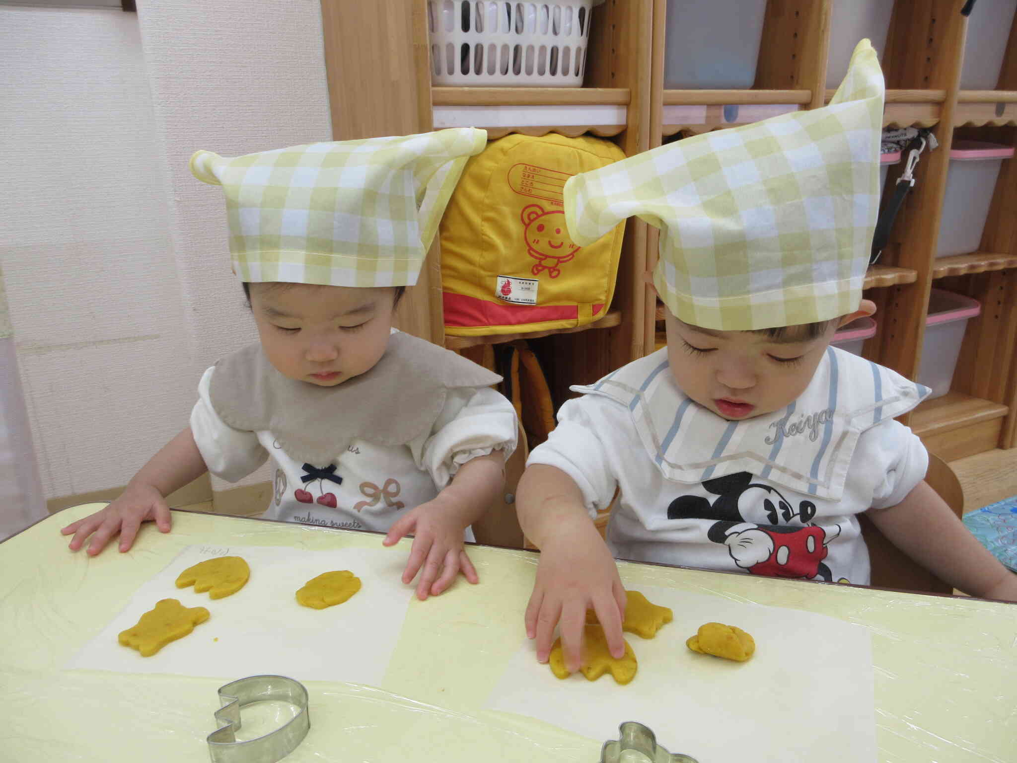 ひよこ組のお友だちも上手にできているね！！