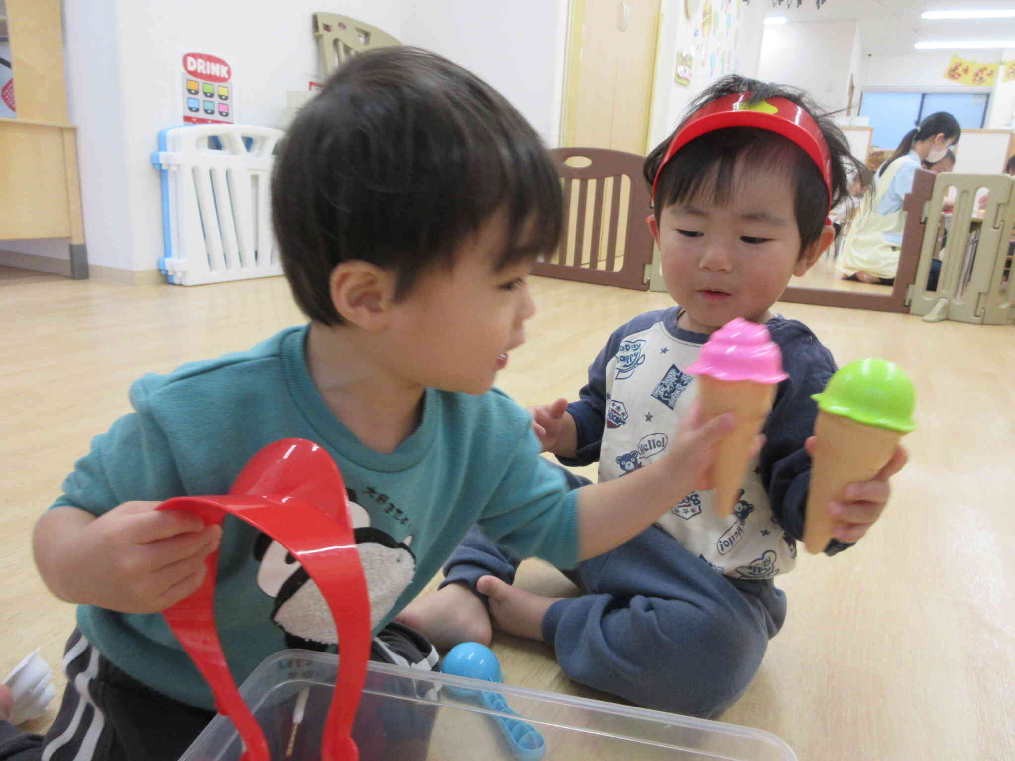 アイスでかんぱ～い！！