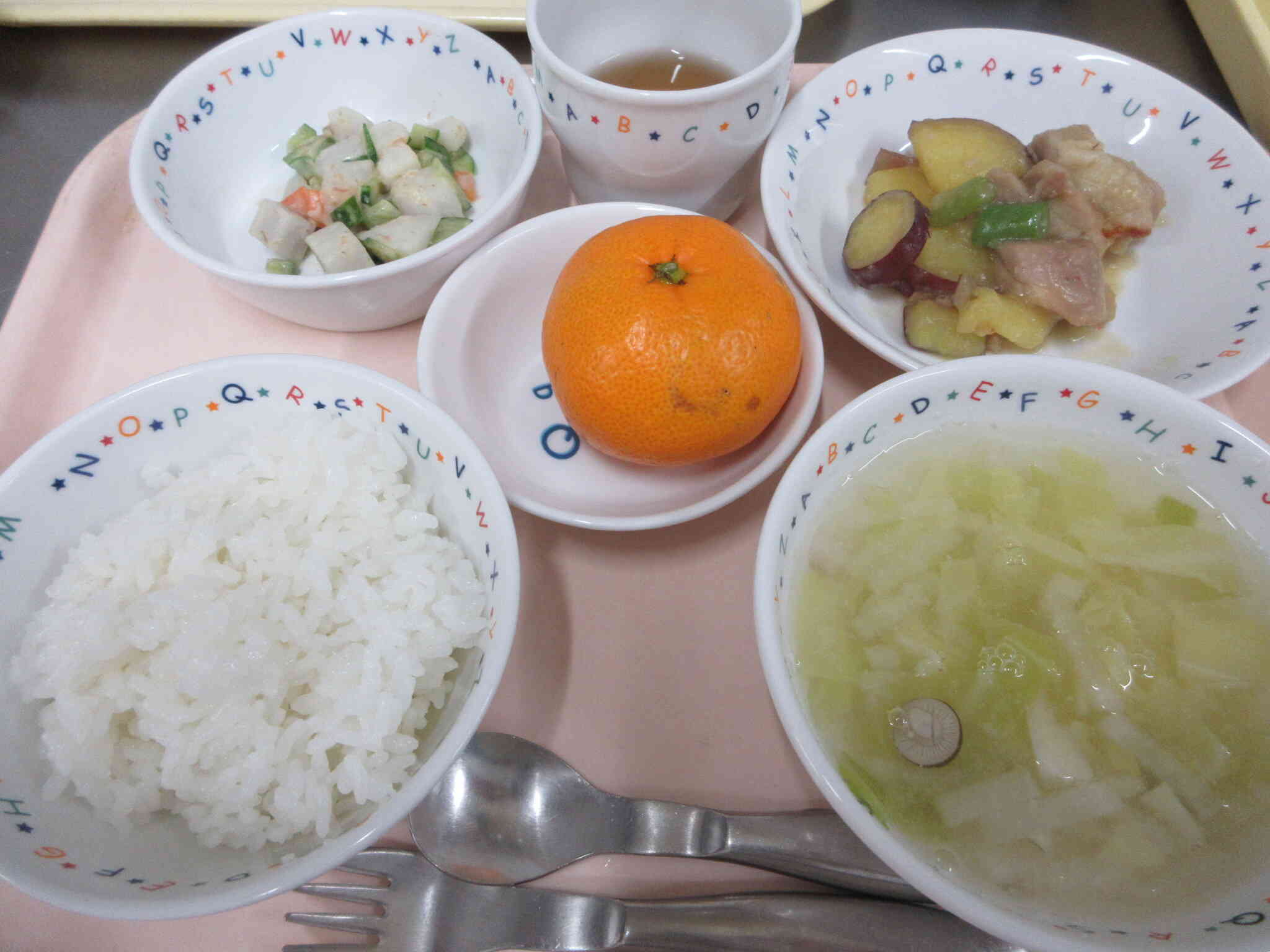 11月の季節のお野菜を使ったメニュー