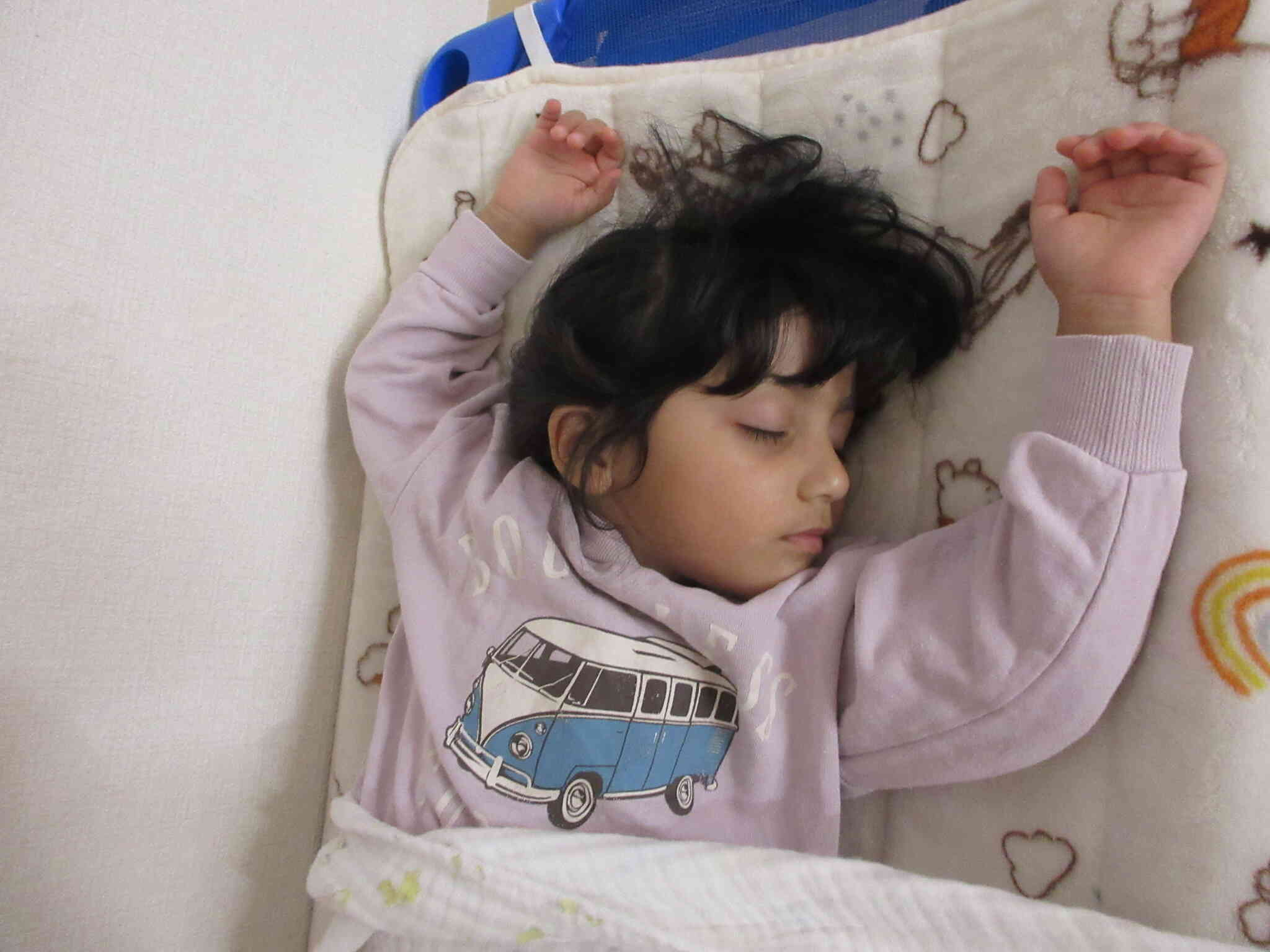 気持ちよさそうにお昼寝です。