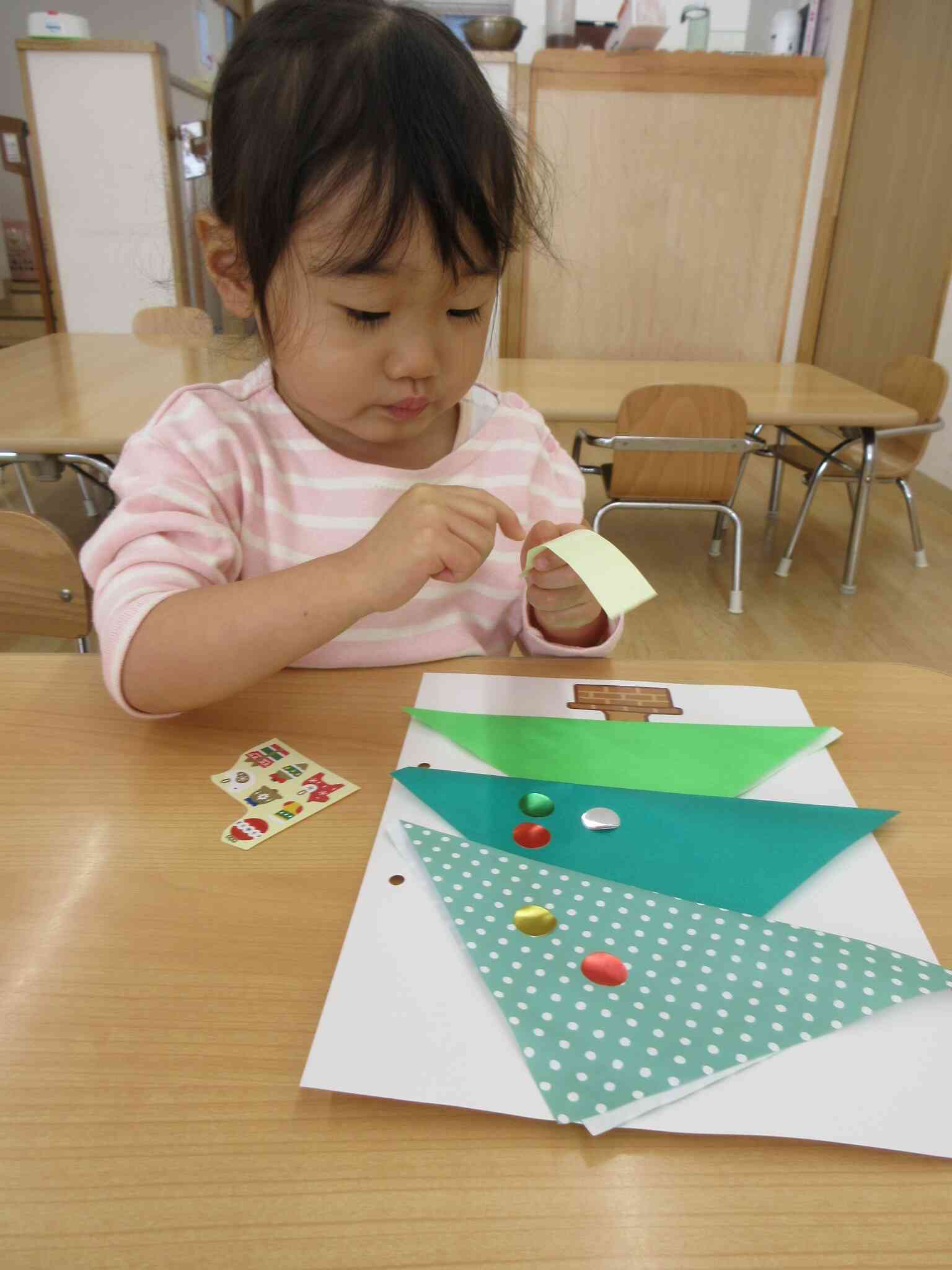 飾りつけをして・・・