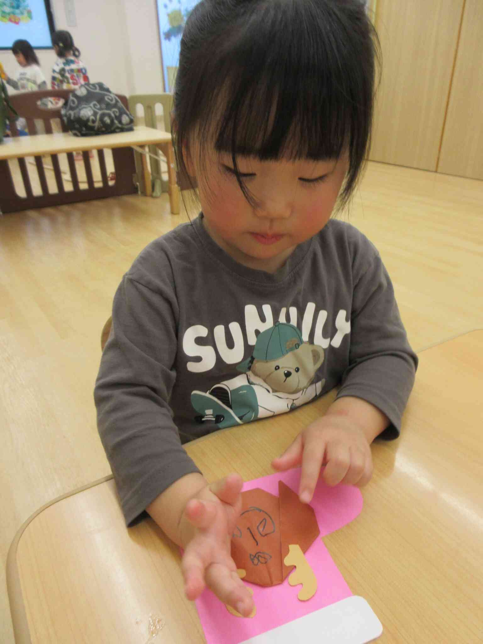 トナカイを折りました！！