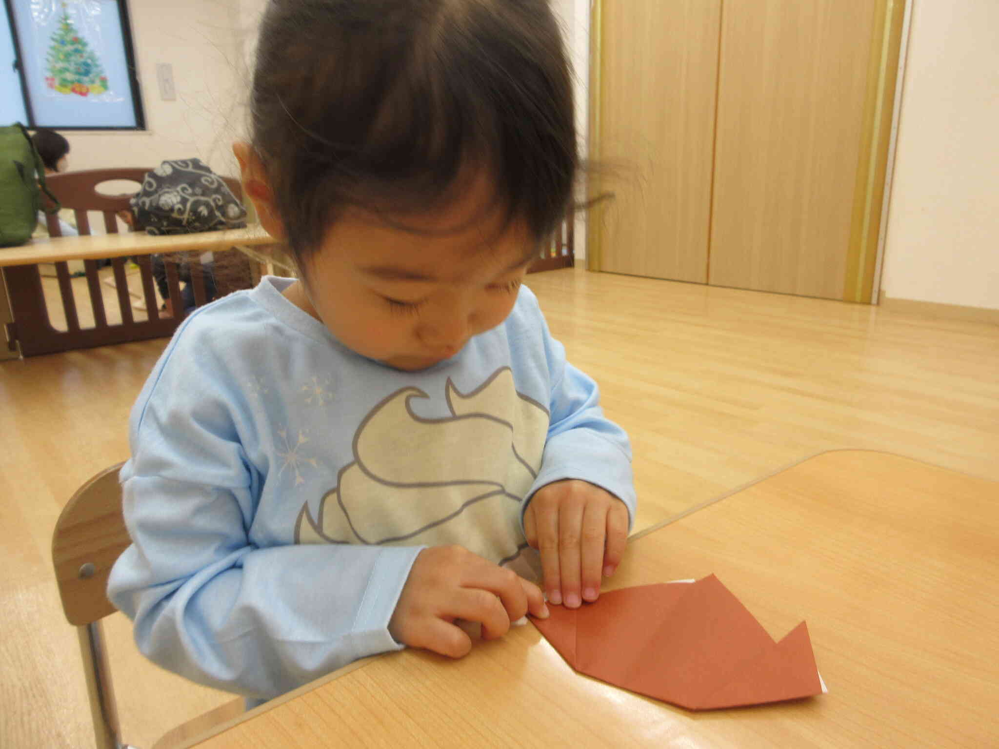 細かいところもしっかり折れて、アイロンぎゅっぎゅっ！