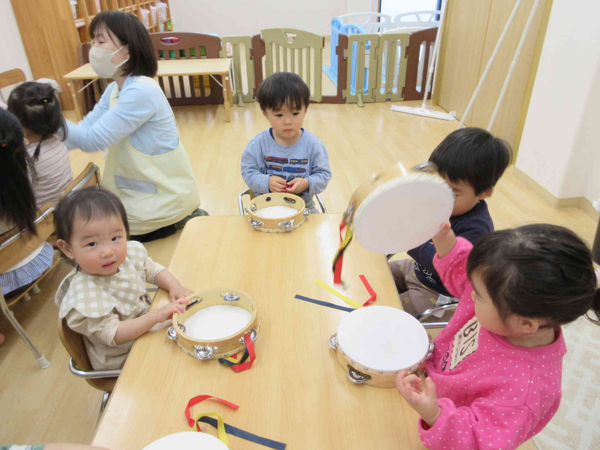 トントントン・・・上手にできたよ！！