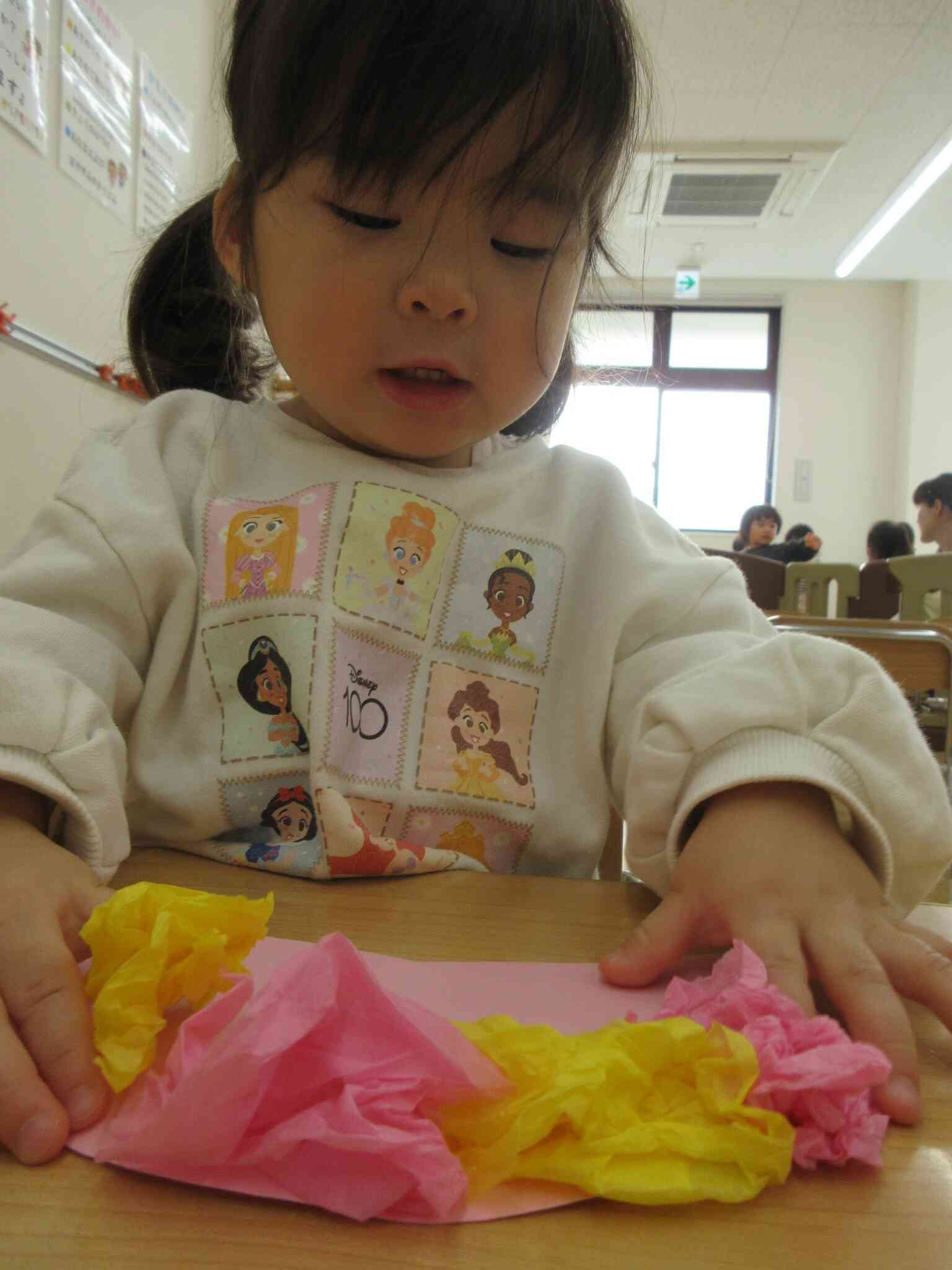 1歳児 あひる組の製作です！！